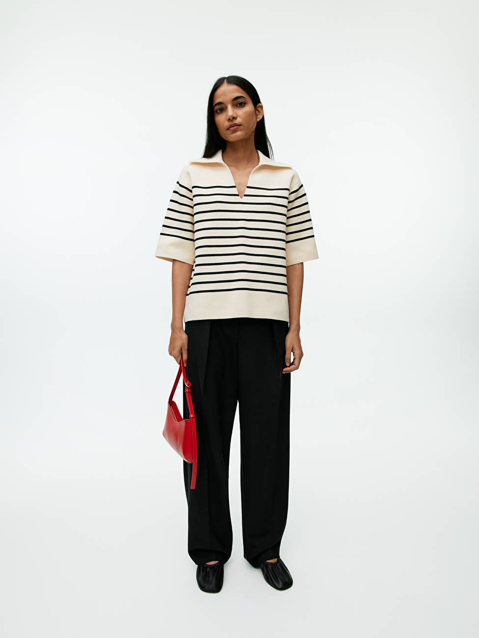 Collared Cotton Jumper | ARKET (US&UK)