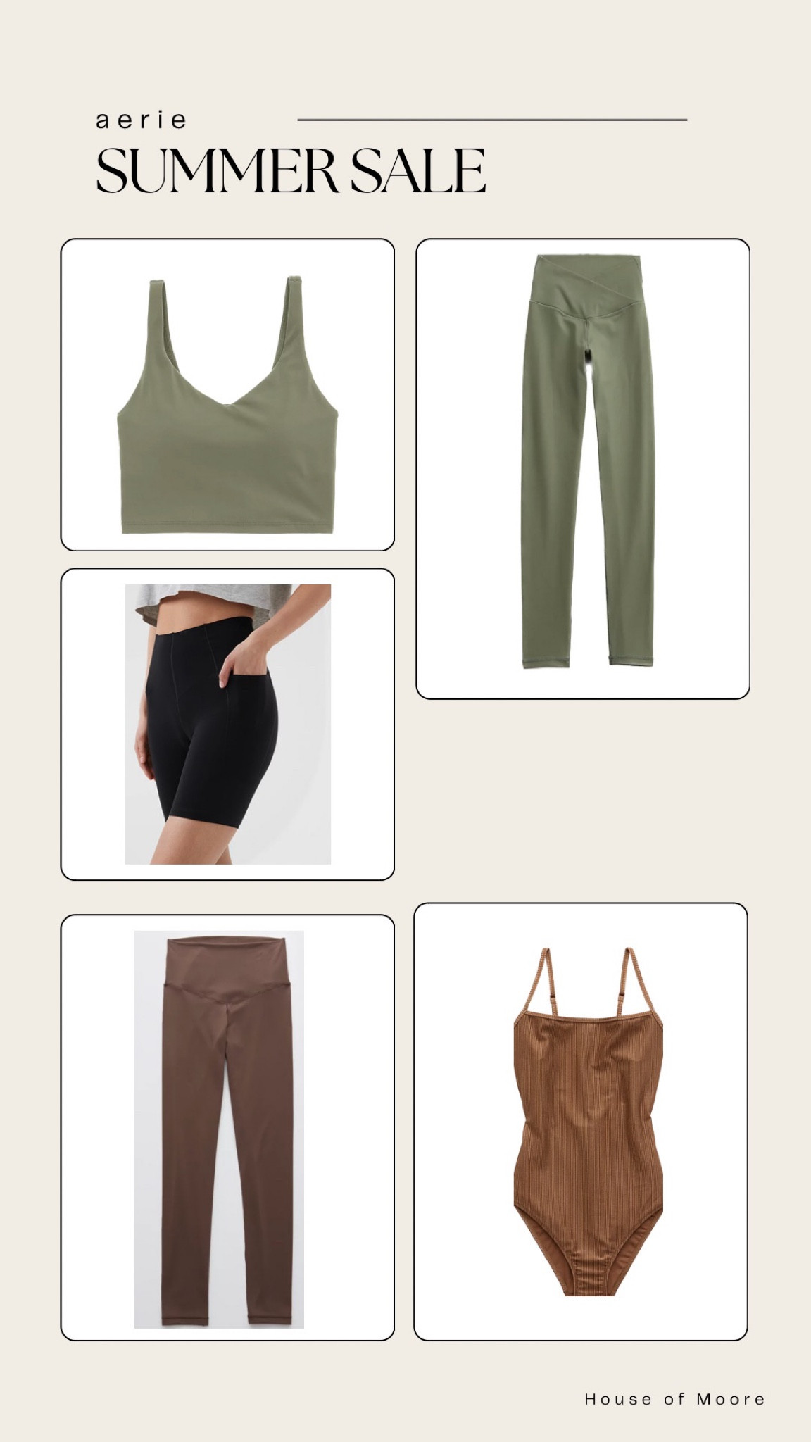 My favorite activewear is on major sale!  I have and love these leggings and bras. I have one of their swimsuits too and I’m ordering this brown one! 

#LTKActive #LTKSaleAlert #LTKFitness