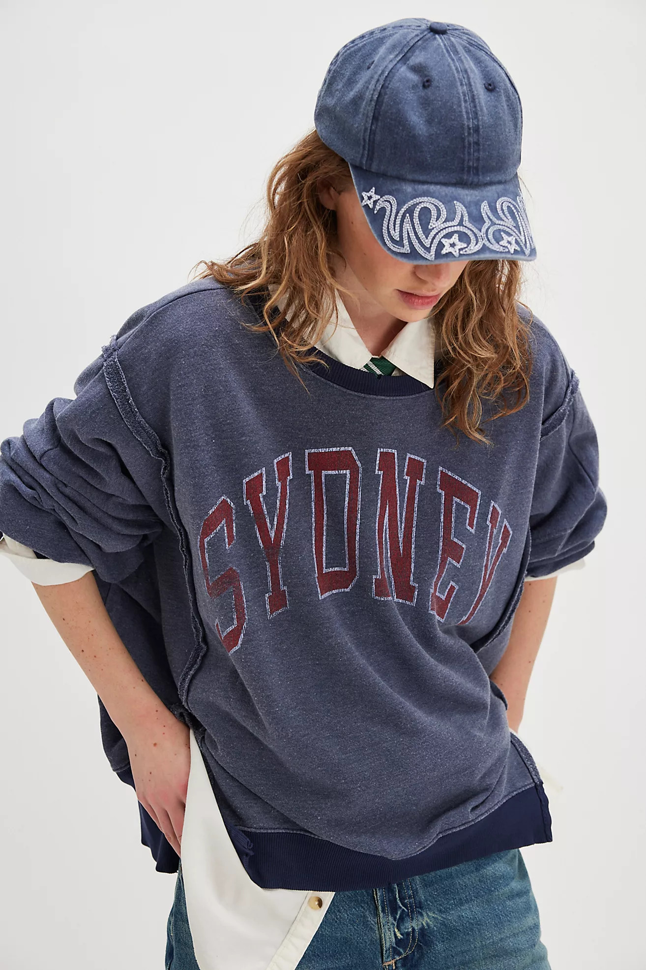 We The Free Graphic Camden Pullover | Free People (Global - UK&FR Excluded)