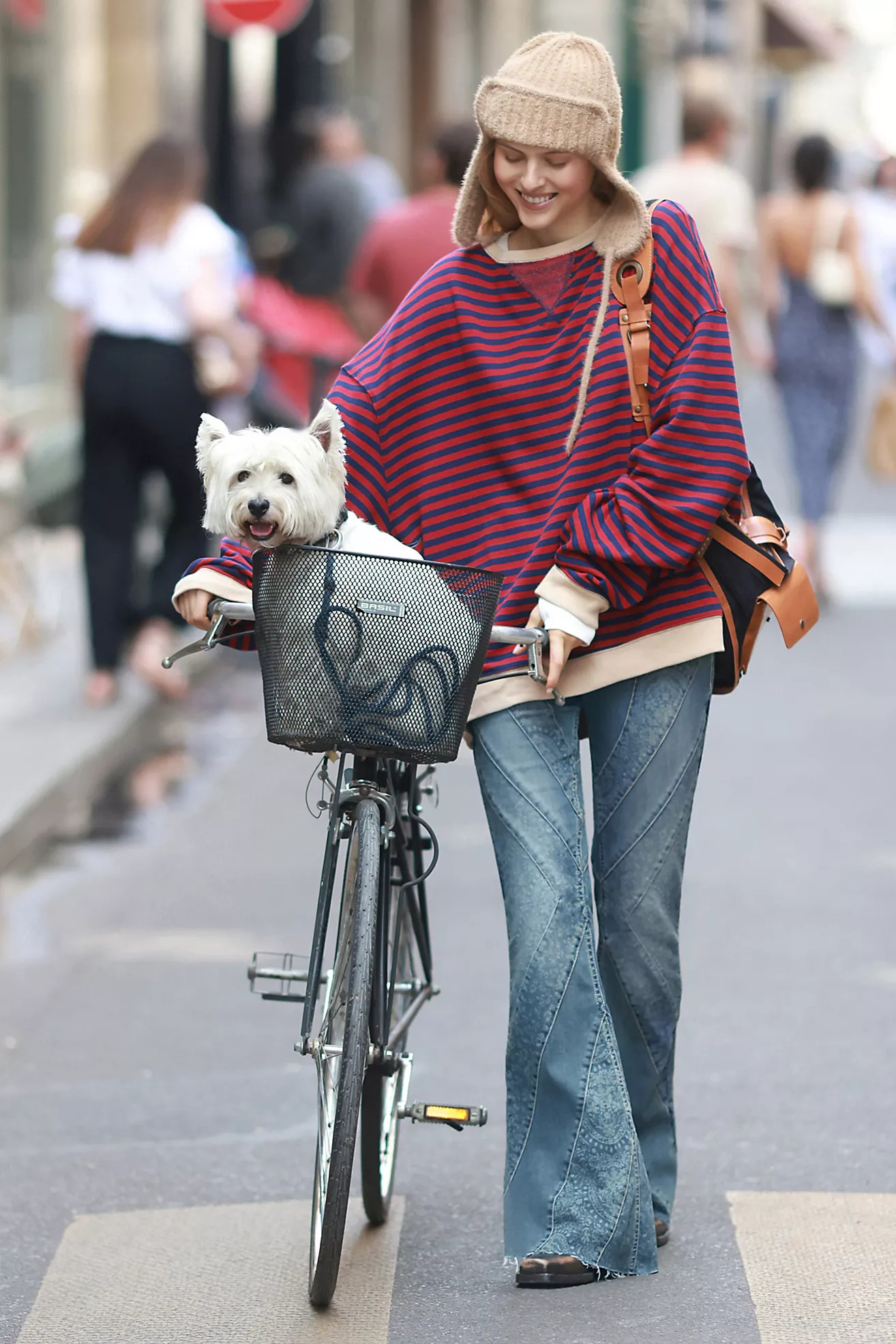 Classic Striped Oversized Crewneck | Free People (Global - UK&FR Excluded)