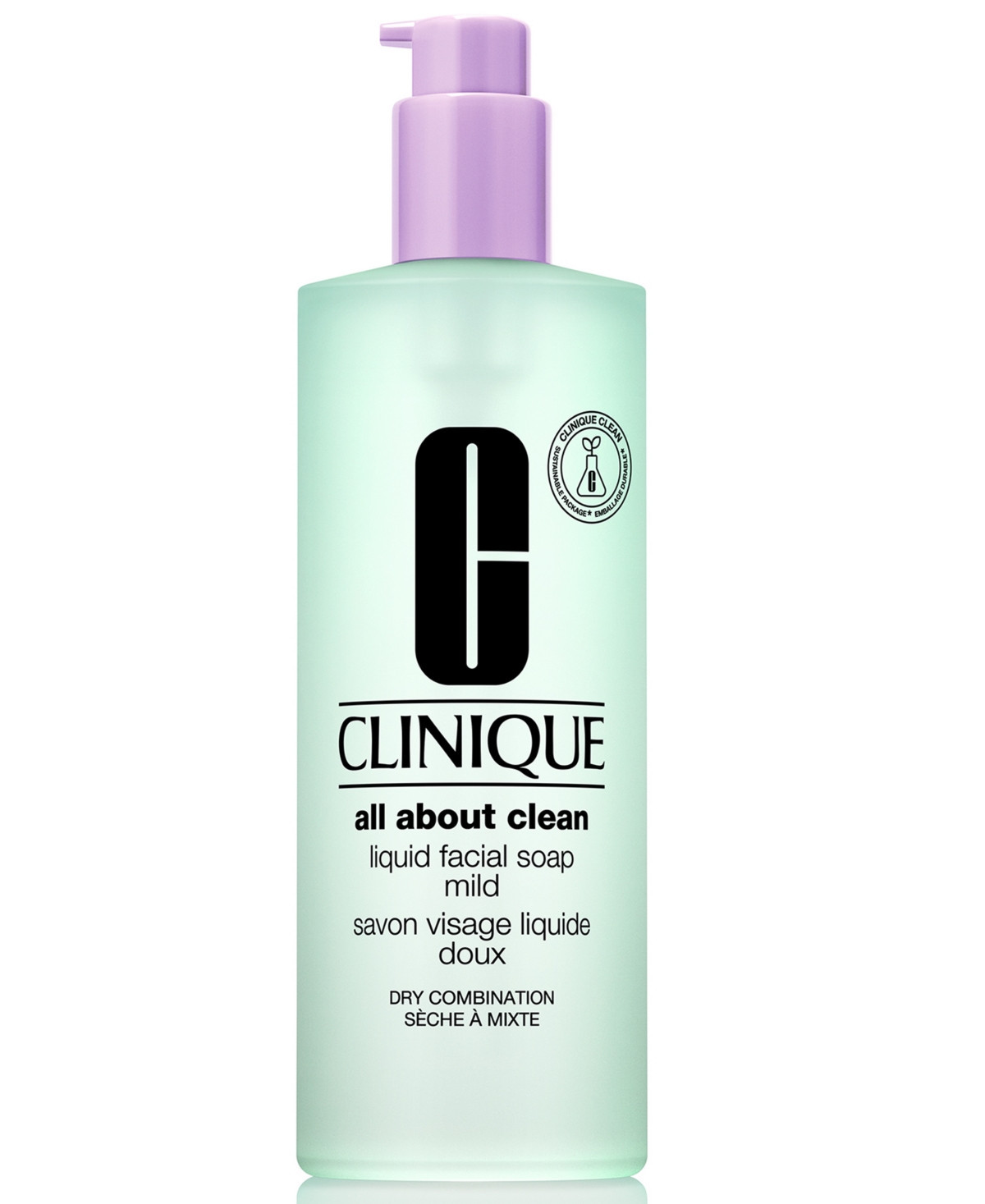 Clinique Jumbo All About Clean Liquid Facial Soap Mild, 13.5 oz. | Macy's