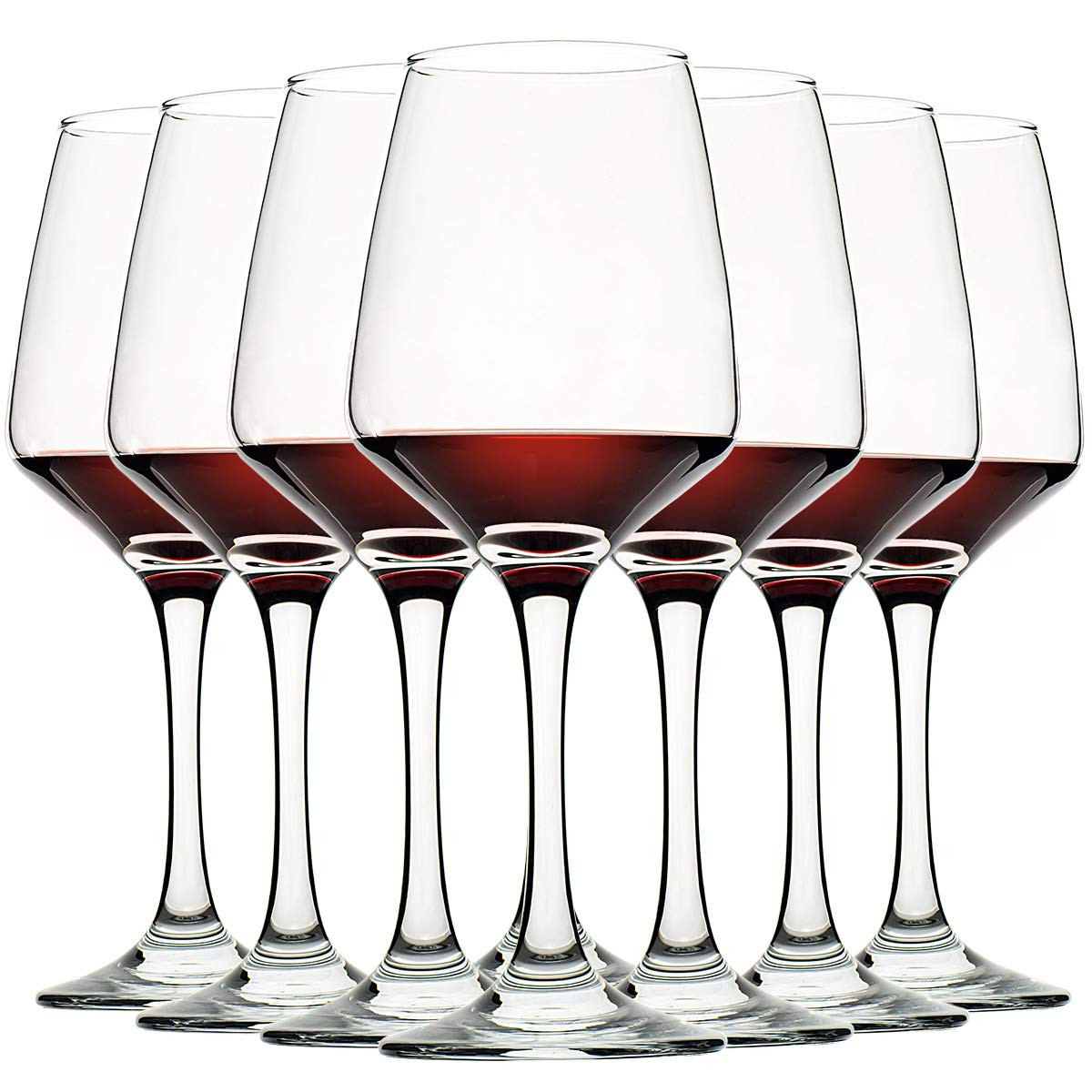 Wine Glasses Set of 8, 12oz, Lead-free, Clear, Durable Glassware | Amazon (US)