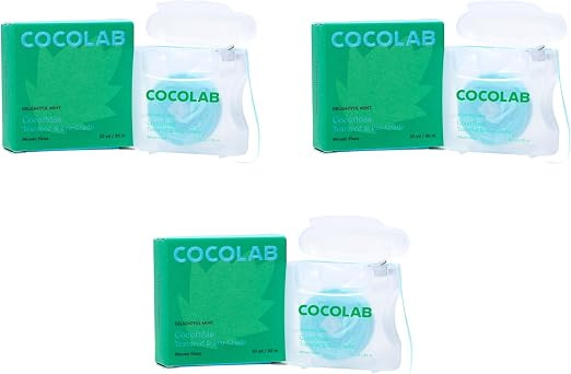 Cocofloss Expanding Woven Dental Floss by Cocolab, Waxed Tooth Floss for Daily Oral Care, Coconut... | Amazon (US)