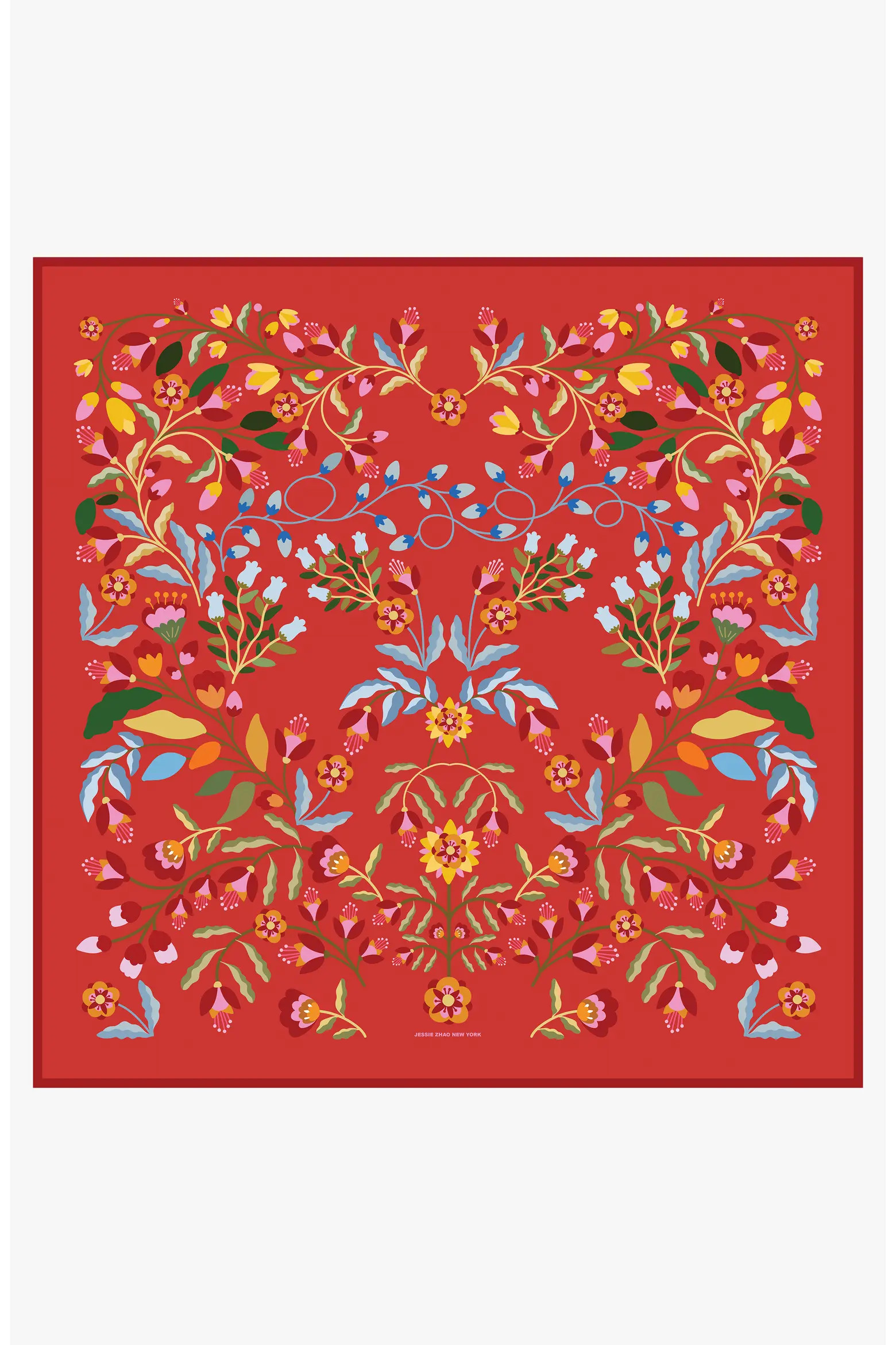 Festival Flora Double Sided Silk Scarf (Women) | Nordstrom | Nordstrom