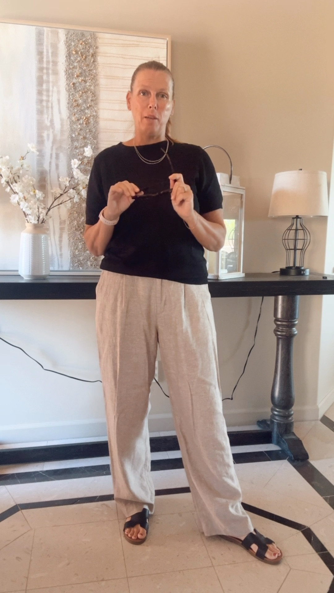 Casual linen outfit

Linen pants, casual outfit, tailored linen pants, elevated casual outfit, cashmere sweater , style over 40, travel look

#LTKmomlife #LTKOver40 #LTKTravel