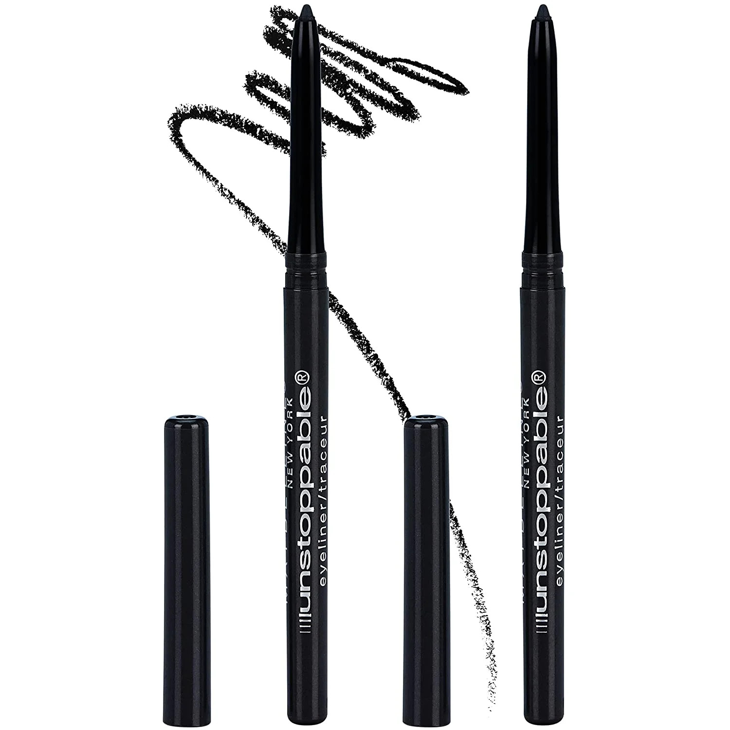 Maybelline Unstoppable Waterproof Eyeliner, Onyx, 2 Pack, 0.1 oz | Walmart (US)
