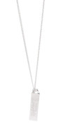 Click for more info about Marc By Marc Jacobs Trompe L'Oeil Toggles & Turnlocks Id Tag Necklace - Argento