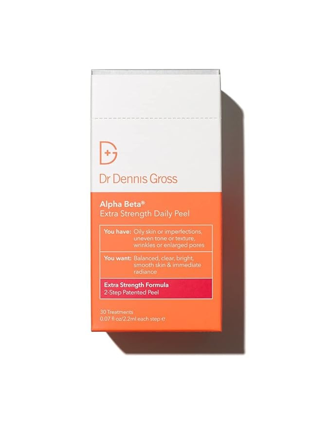 Dr. Dennis Gross Alpha Beta Extra Strength Daily Peel: for Oily Skin, Uneven Tone or Texture, Wri... | Amazon (US)
