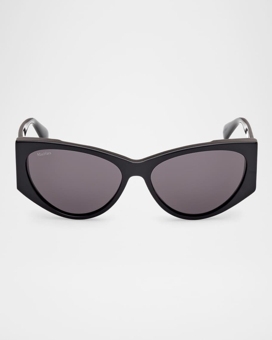 Max Mara Hinge-1 Acetate Cat-Eye Sunglasses | Neiman Marcus