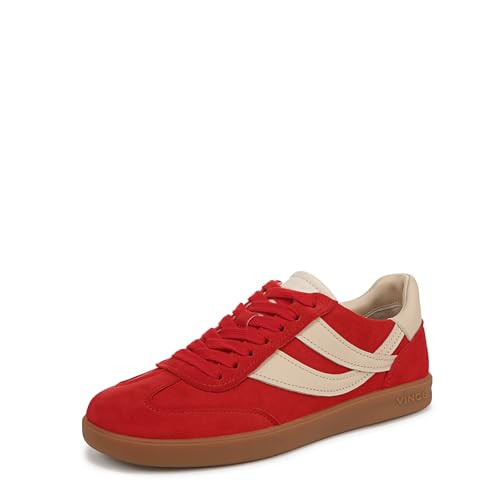 Vince Womens Oasis-W Sneaker Crimson Birchsand 5 M | Amazon (US)