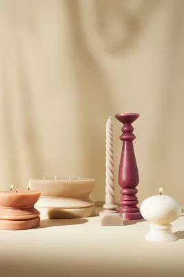 Fiorella Molded Wax Candle | Anthropologie (US)