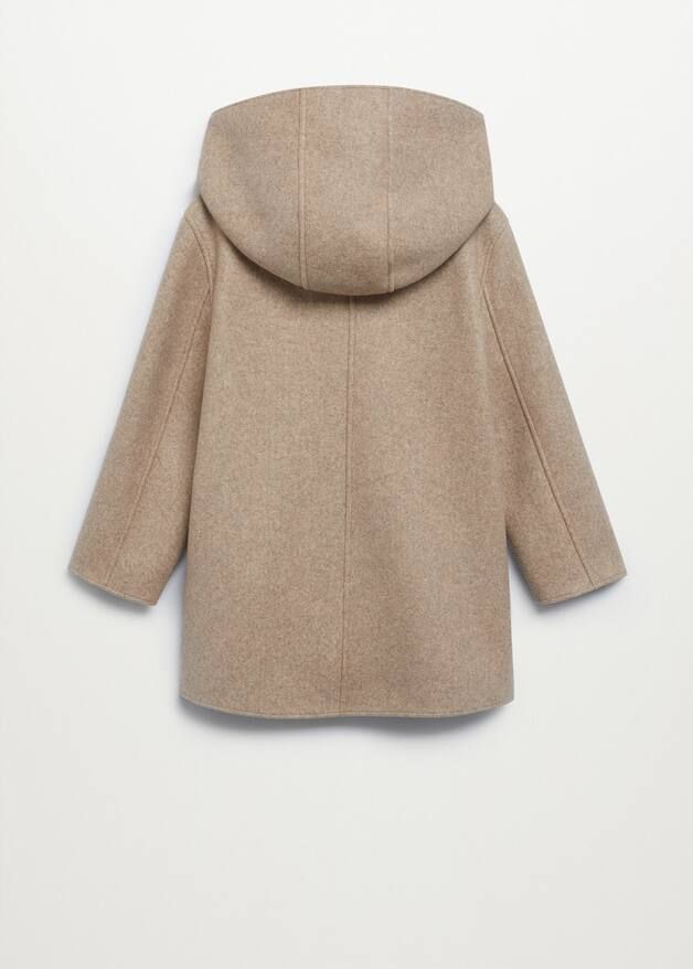 Hooded button coat | MANGO (US)