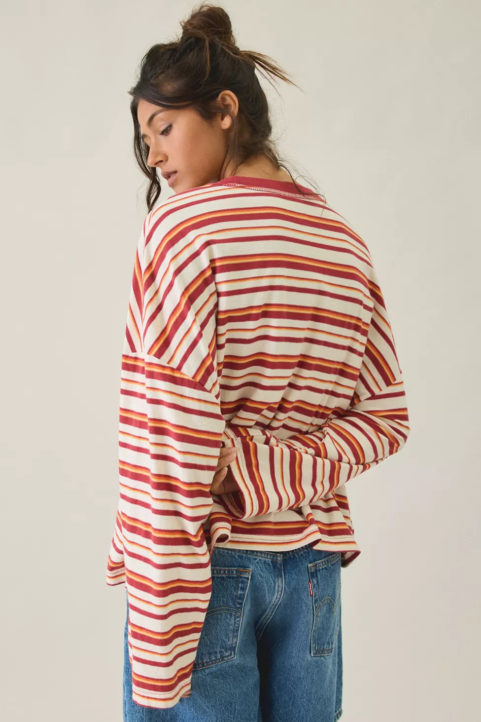 BDG Boxy Long Sleeve Spill The Tee | Urban Outfitters (US and RoW)