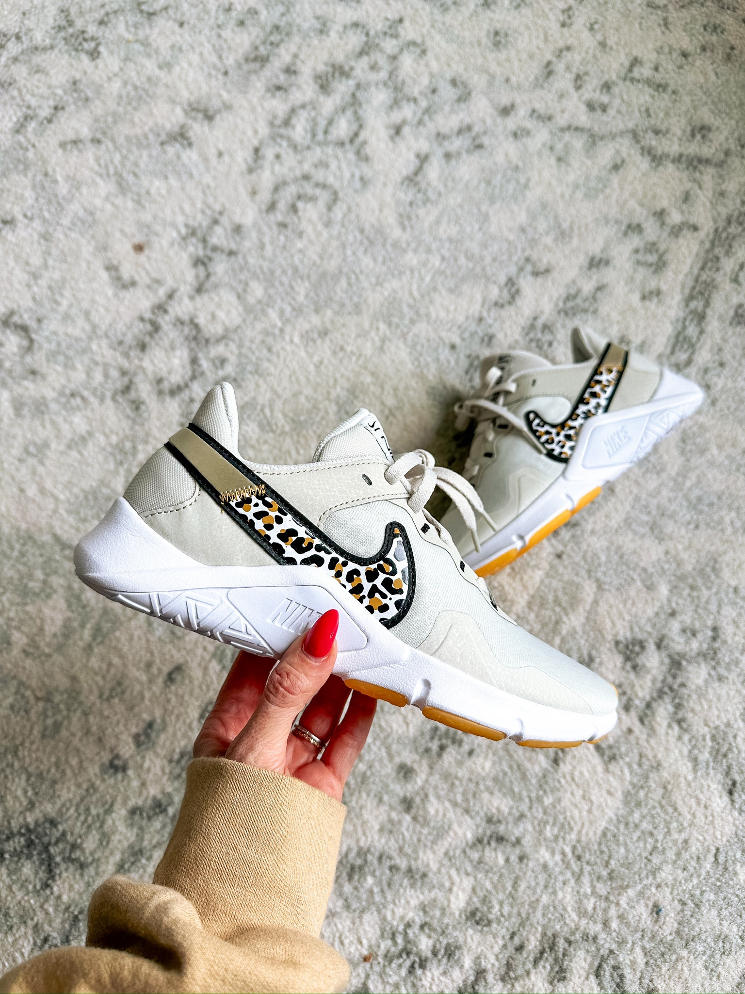 Leopard print Nike sneakers (yes leopard print is a neutral 💁🏼‍♀️) 

#LTKover40 #LTKstyletip #LTKshoecrush