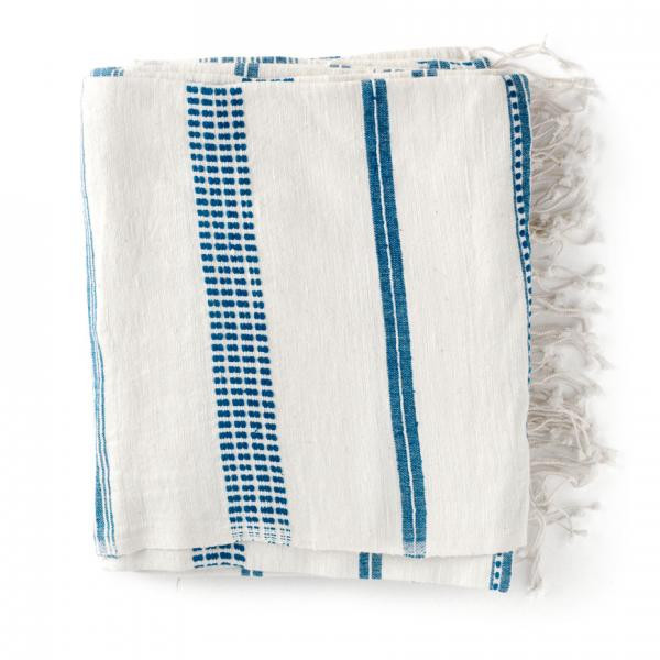 Brooks Hand-Woven Cotton Tablecloth | Becki Owens Living