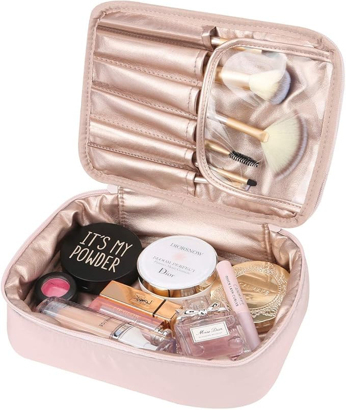Mossio Portable Travel Makeup Beauty Bag Multifunction Cosmetic Organizer for Women Girls with In... | Amazon (US)