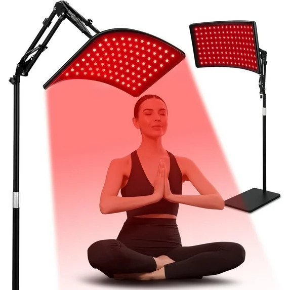 Red Light Therapy for Face and Body, Red Infrared Light Therapy Lamp with Stand Led 660nm & 850nm... | Walmart (US)