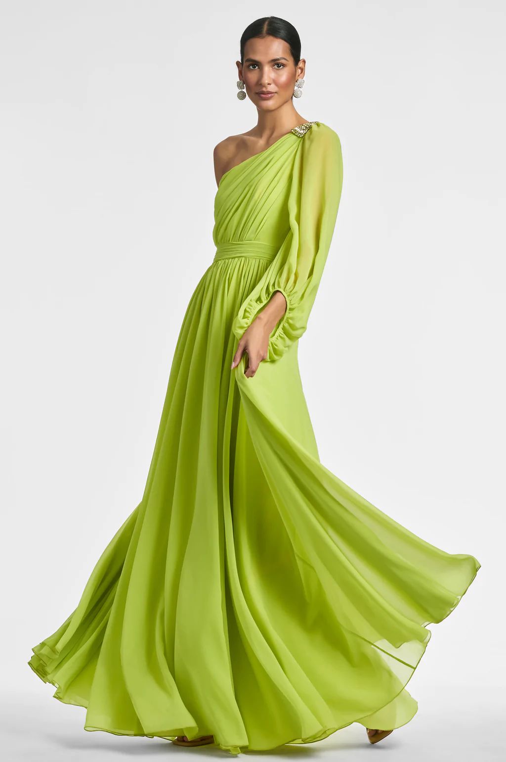 Makayla Gown - Chartreuse | Sachin & Babi