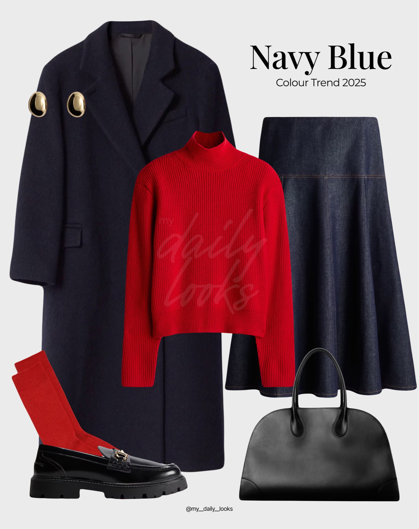 Navy blue + red colour combination for your winter/pre-spring looks. 

Check out more styling ideas in my profile. 

Tags: navy blue, deep blue, azul marino, winter style, pre-spring, winter style, winter outfit, spring outfit, winter fashion, spring fashion, easy styling, simple everyday look, chic & basic outfit, Parisian look, casual outfit, capsule wardrobe, office look, brunch style, high street.


#LTKstyletip #LTKworkwear #LTKwinter