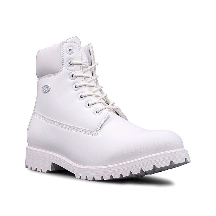 Lugz Convoy Boot | Men's | White | Size 8.5 | Boots | Lace-Up | DSW