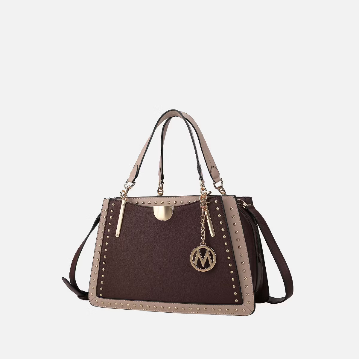 MKF Collection Aubrey Color Block Women's Satchel Bag by Mia K | Target