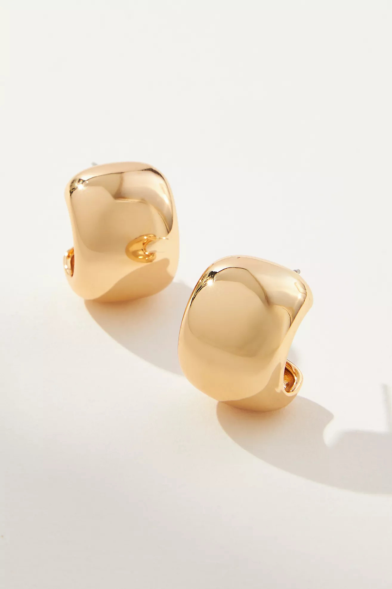 Thick Dome Hoop Earrings | Anthropologie (US)