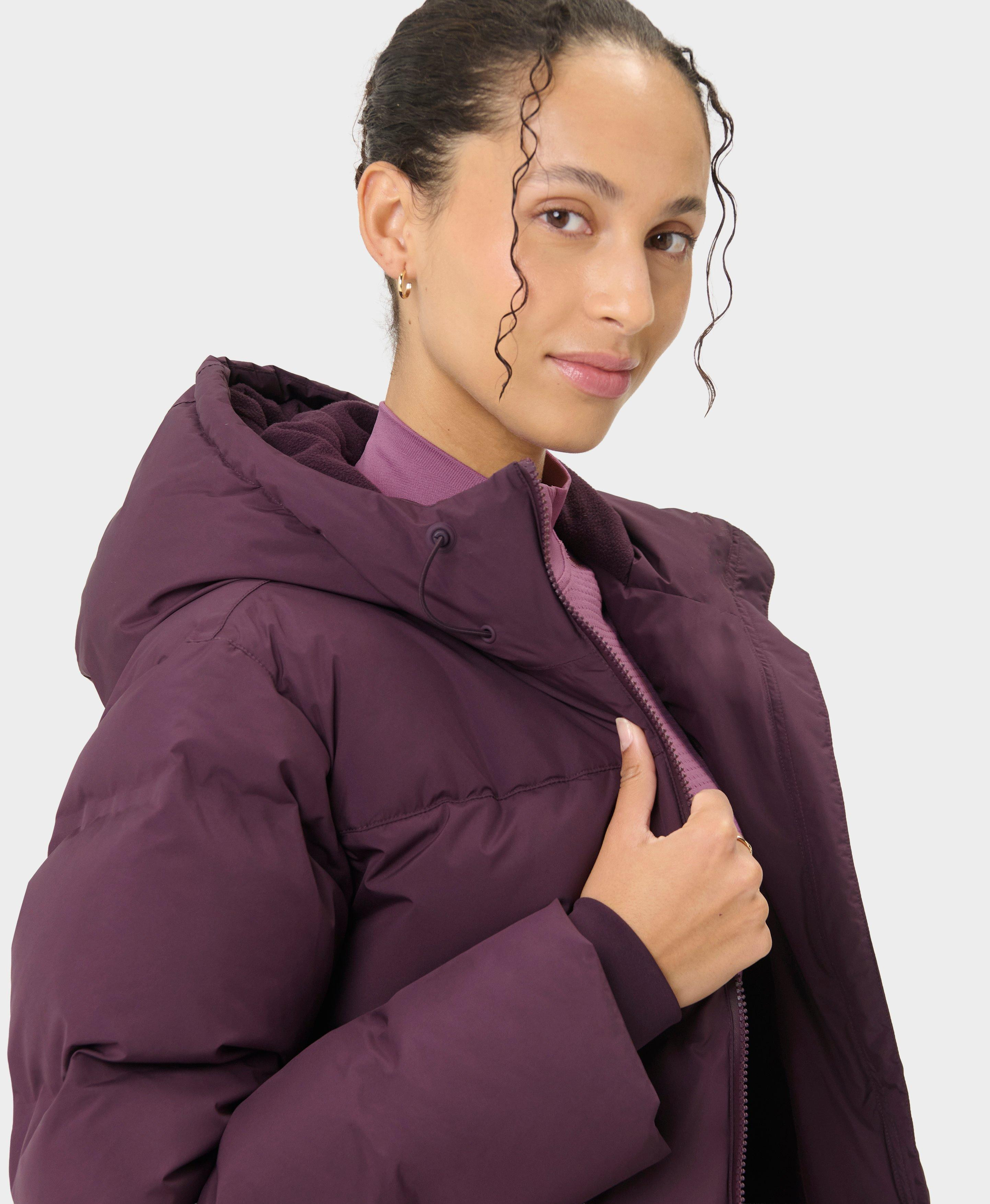 Nimbus Mid Waterproof Puffer - Neptune Purple | Women's Jackets + Coats | Sweaty Betty | Sweaty Betty UK