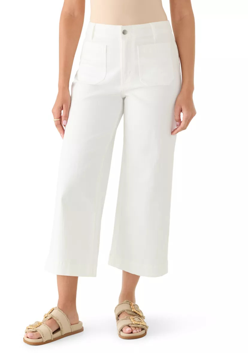 Women's Mayan Jade Wide Leg Cropped Jeans | Belk