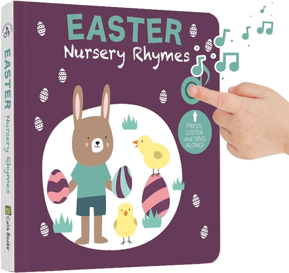 Cali's Books Easter Nursery Rhymes - Musical Book - Perfect Easter Basket Stuffers for Toddlers a... | Amazon (US)