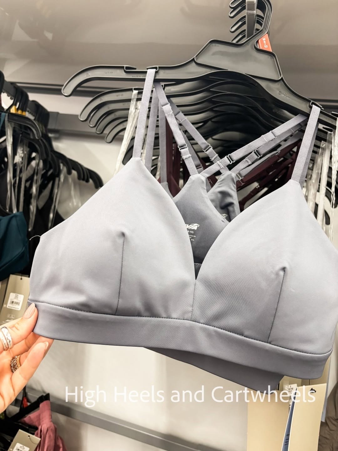 If you're in need of a new sports bra, these Avia ones are simple, but great! They're super comfortable and come in several colors.