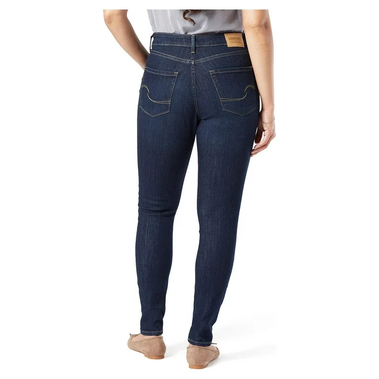 Signature by Levi Strauss & Co. Women's High Rise Skinny Jeans | Walmart (US)
