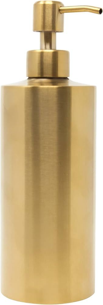 Yew Design - Gold Soap Dispenser for Bathroom (Stainless Steel) and Kitchen - Hand Soap, Detergen... | Amazon (US)