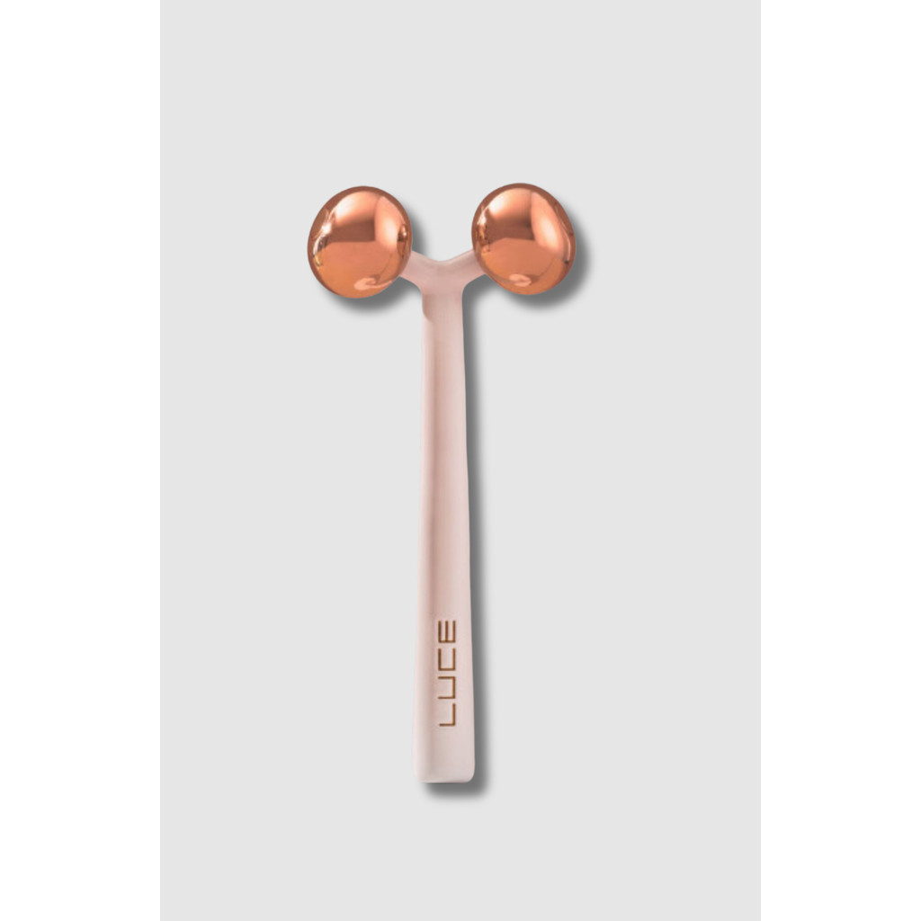 LUCE BEAUTY Sculpting and Depuffing Deluxe Face Roller in Gold at Nordstrom | Nordstrom