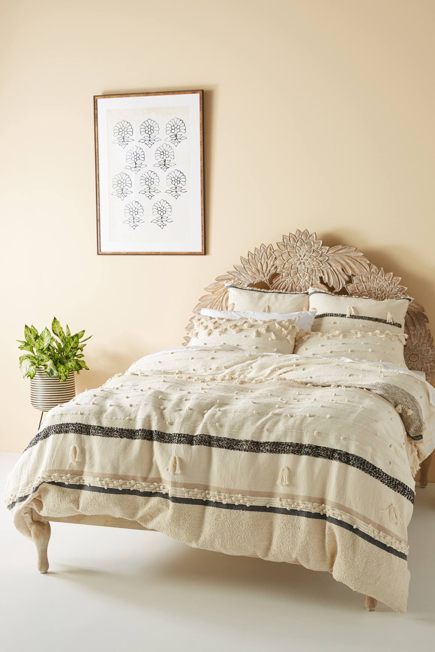 All Roads Textured Yucca Duvet Cover | Anthropologie (US)