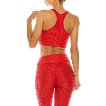 LA12ST Women s Yoga Workout Leggings Pants Booty Scrunch Butt Ruched Sliming Tights | Walmart (US)