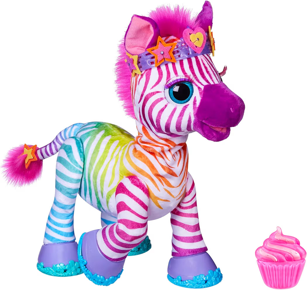 furReal My Rainbow Zebra Electronic Pet Toy
        with 80+ Sounds, 20 Accessories, For 4+ Year ... | Amazon (US)