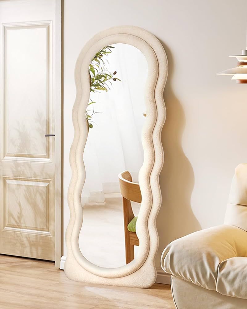 ITSRG Floor Mirror with Stand, Full Length Mirror Wall Mounted, Full Length Floor Mirror, Standing M | Amazon (US)