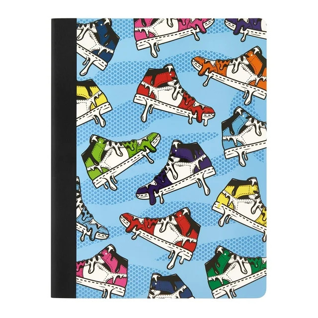 Sunshine & Sage Composition Notebook Sneakers Wide Rule - Walmart.com | Walmart (US)
