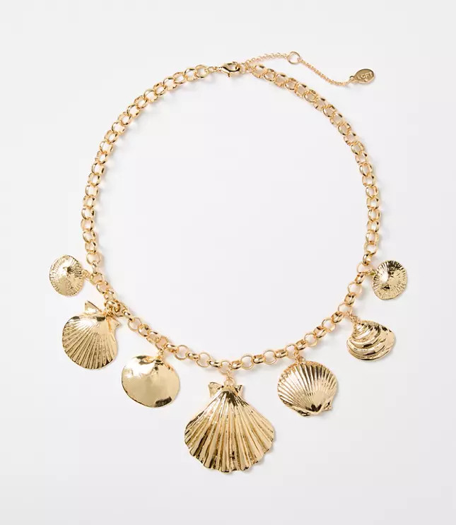 Seashell Statement Necklace | LOFT
