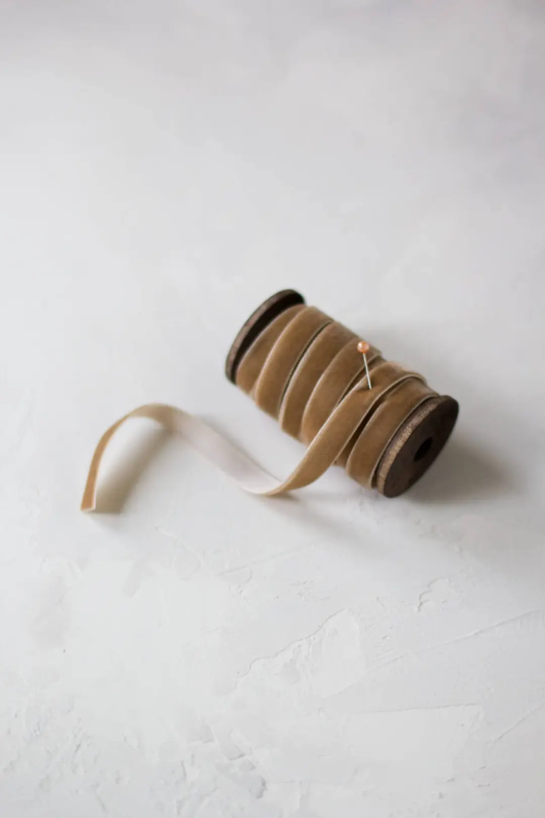 Antique Golden Brown Velvet Ribbon • 1/4" • 3/8" • 3/4" | Etsy (US)