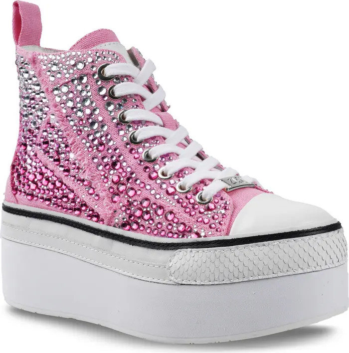 ZIGI Carmensa-2 Embellished Platform High Top Sneaker (Women) | Nordstrom | Nordstrom
