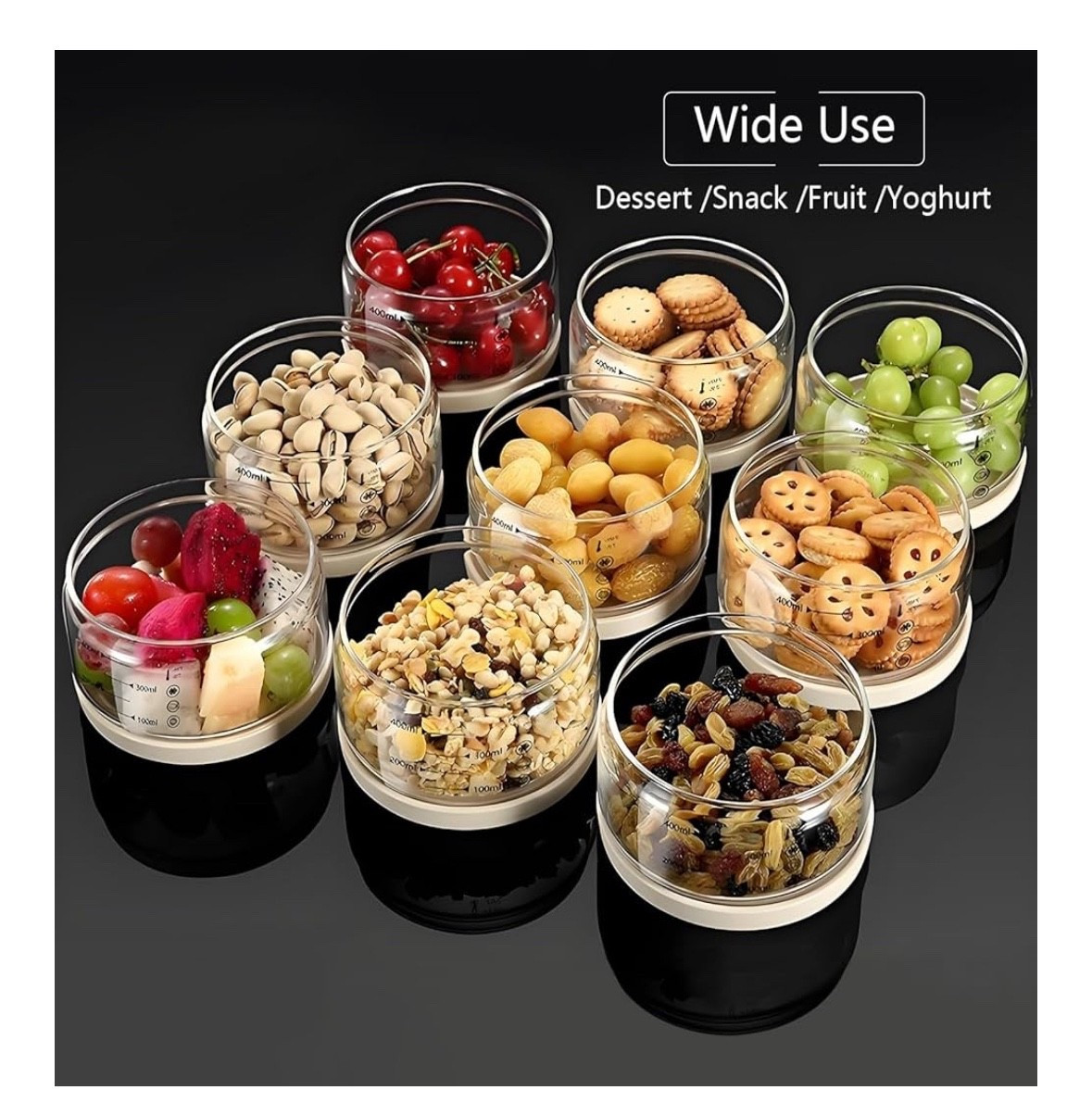 16 oz Glass Food Storage Containers - Clear, Meal Prep Containers, Freeze Bowls, Microwave Safe (2pcs)

#LTKHome #LTKFindsUnder50