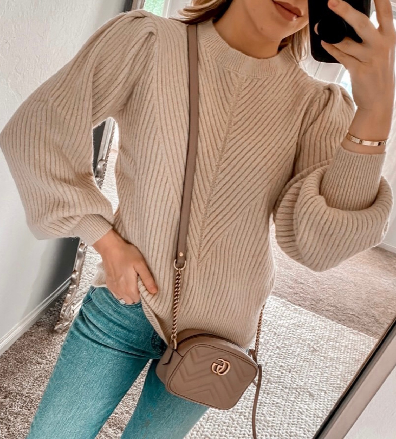 Amazon Fall, Amazon Sweater, Fall Sweater, Fall Outfit, Jeans, Gucci Bag 

#LTKitbag #LTKunder50 #LTKSeasonal