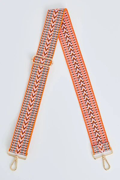 Pink/Orange/Brown Geometric Strap | Social Threads