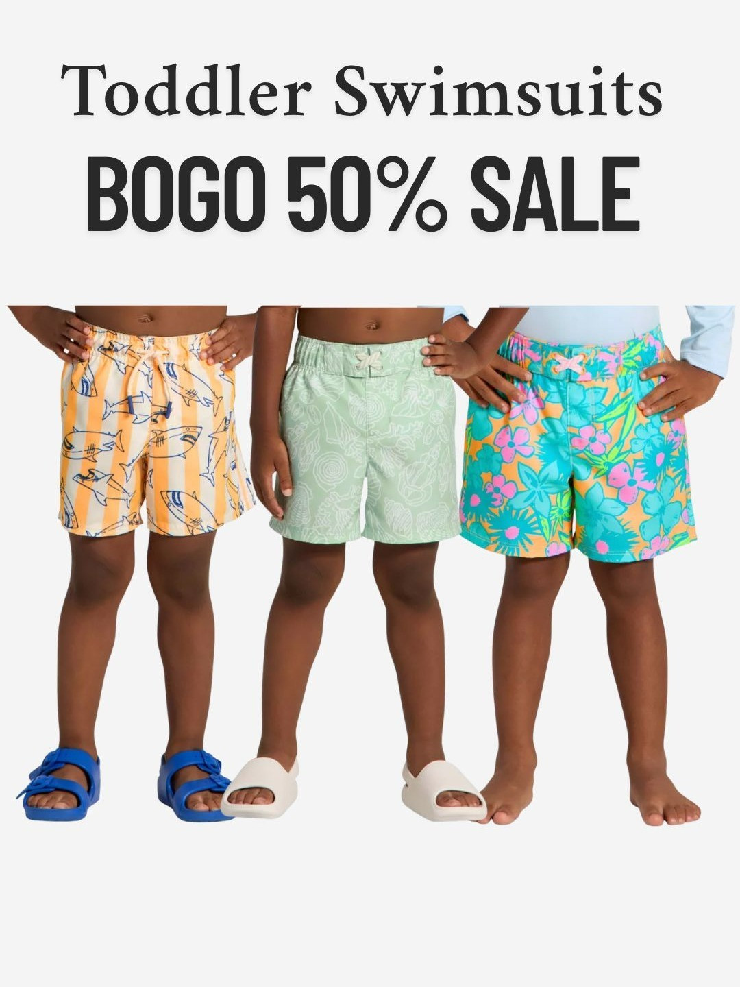 Toddler boys swim trunks buy one get one 50% off at Target! 

 #LTKSeasonal #LTKSaleAlert #LTKKids