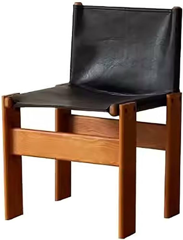 Modern Dining Chairs, Mid Century PU Leather Dining Room Chairs, Wooden Armless Side Chair, for L... | Amazon (US)