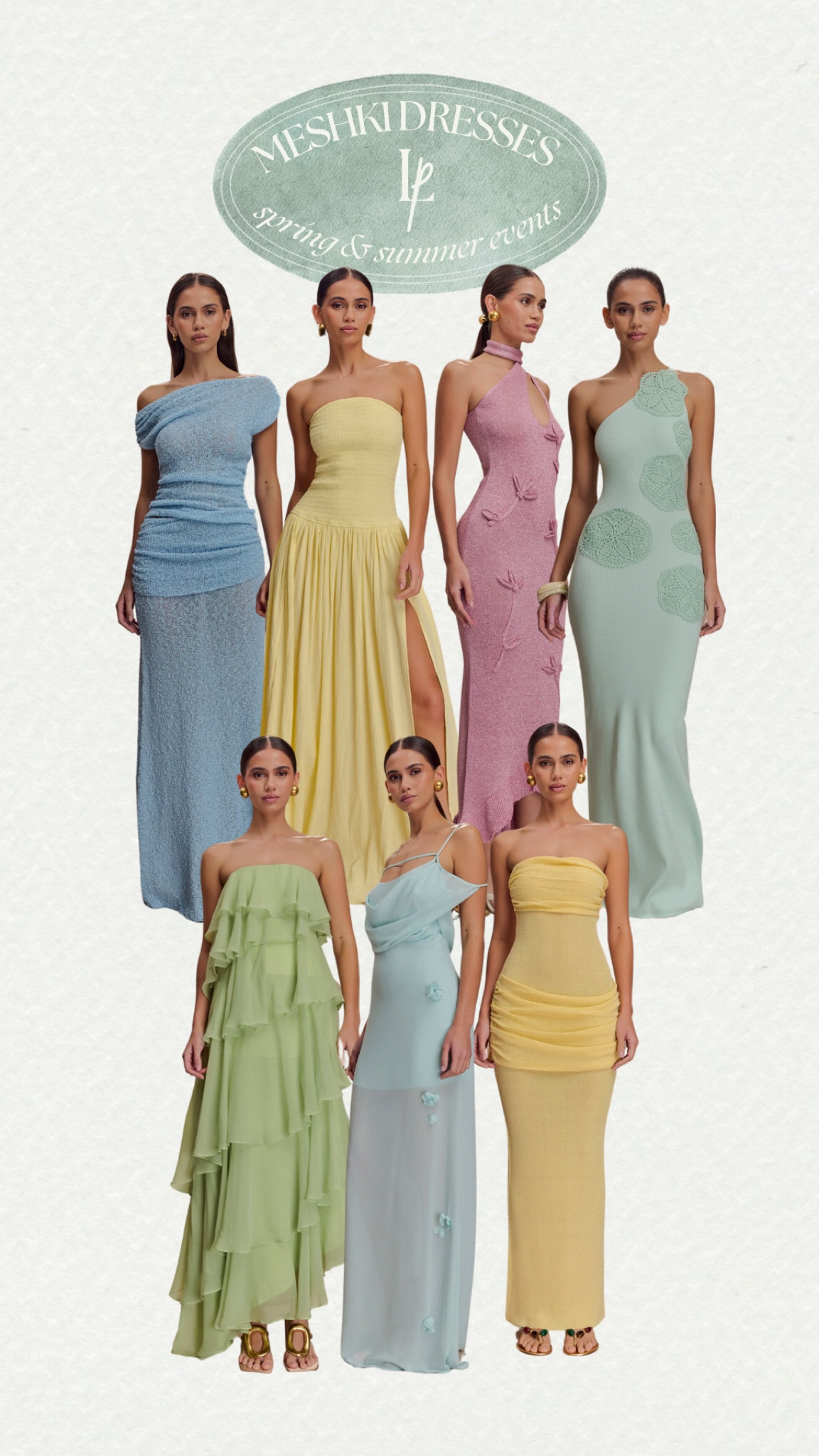Meshki dresses perfect for spring and summer events / weddings / vacations 

#LTKWedding #LTKTravel #LTKSummerEdit