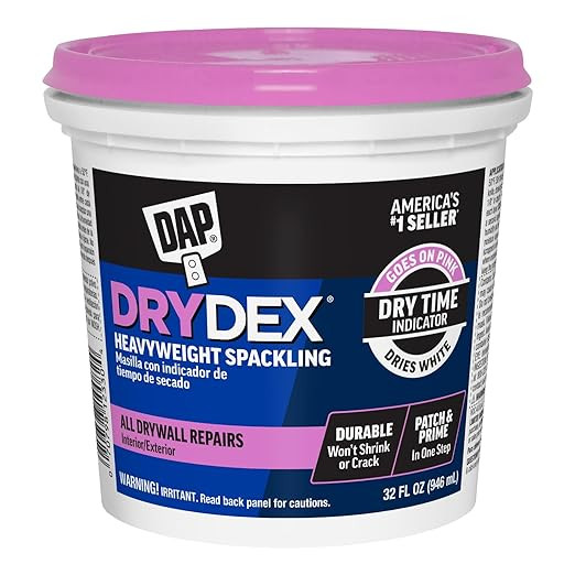DAP DryDex Dry Time Indicator Spackling, Pink/White, 32 Oz (7079812330) | Amazon (US)