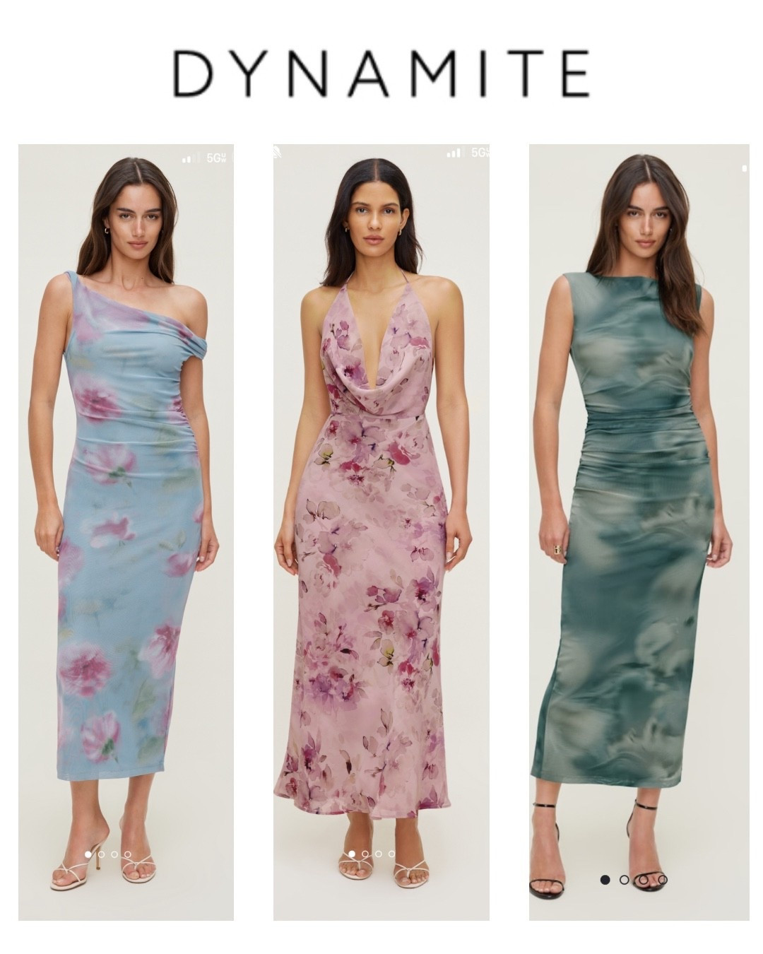 Summer Romance: The Dynamite Watercolor & Floral Maxi Edit

Draped to perfection and completely ethereal. ✨ If your summer calendar is filling up with weddings, vacays, or upscale garden parties, Dynamite Clothing just dropped the ultimate dress capsule.

I am absolutely mesmerized by these prints—the fluid, watercolor mesh and delicate floral satin feel so incredibly romantic and artistic. From the modern elegance of the one-shoulder slate blue midi to the sultry plunge of the halter cowl-neck, each piece is designed to move beautifully.

Style Tip: When rocking a vibrant watercolor or floral print, match your heels to one of the subtle undertones in the dress (like a crisp white or a sleek metallic) to look perfectly curated and put-together from head to toe!

#DynamiteClothing #SummerDresses #MaxiDress #WeddingGuestInspo #WatercolorPrint #FloralMaxi #QuietLuxury #ResortWear #DateNightOutfit #LTKunder100 #SummerOccasion

#LTKgrwm #LTKootd