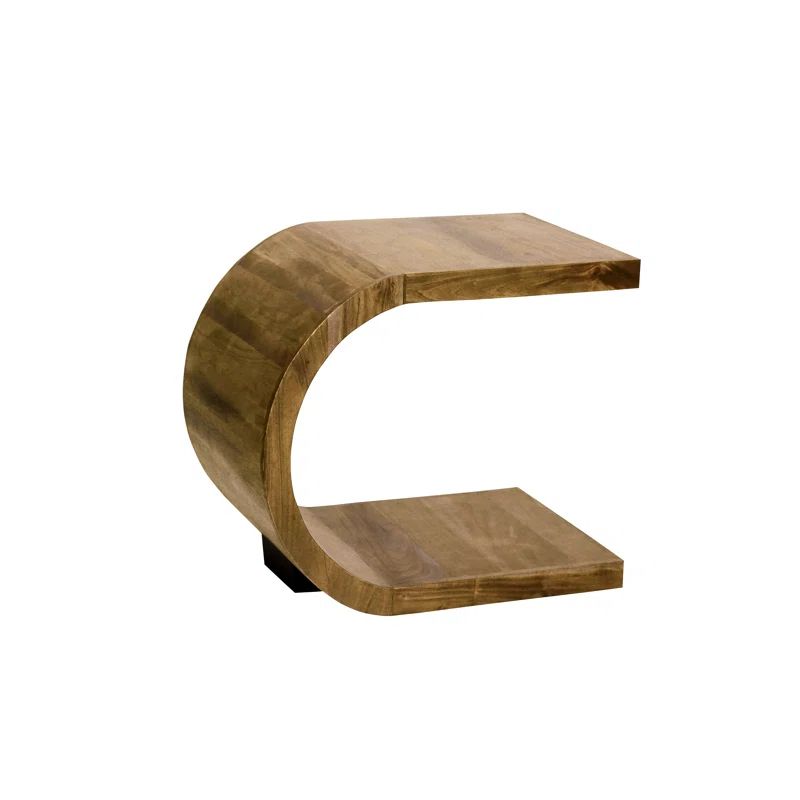 Ellipse Solid Wood C Table End Table | Wayfair North America